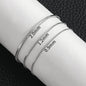 Stainless Steel Square Snake Bone Chain Bracelet | Minimalist Unisex Jewelry