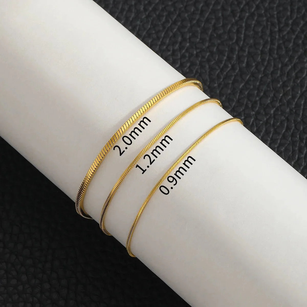 Stainless Steel Square Snake Bone Chain Bracelet | Minimalist Unisex Jewelry