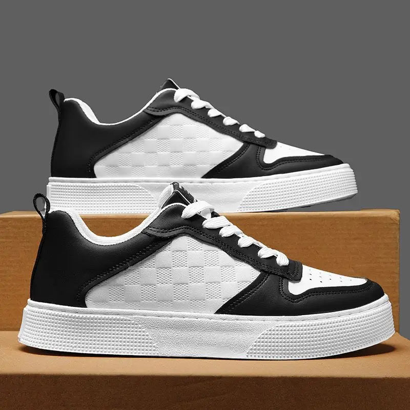 Summer men's new breathable white shoes men's trendy and versatile thick soled sports shoes casual shoes board shoes trendy shoes