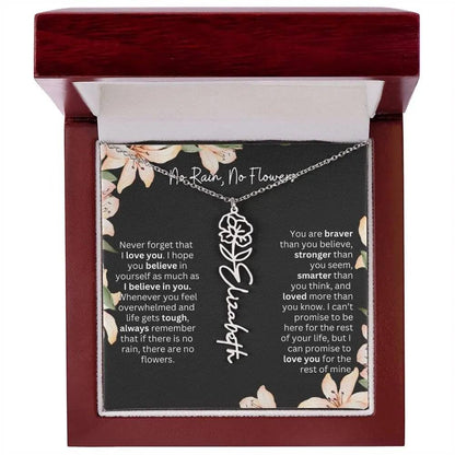 To My Beautiful Daughter Necklace