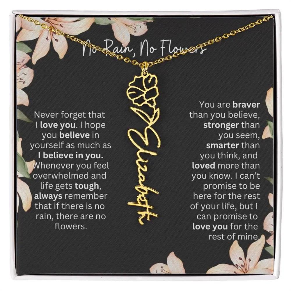 To My Beautiful Daughter Necklace