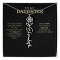Birth Flower Necklace | Encouragement Gift for Daughter Going Through a Hard Time