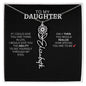 Birth Flower Necklace | Emotional Send Off Gift for Daughter Leaving for College