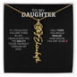Birth Flower Necklace | Emotional Send Off Gift for Daughter Leaving for College