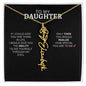 Birth Flower Necklace | Emotional Send Off Gift for Daughter Leaving for College