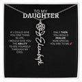 Birth Flower Necklace | Emotional Send Off Gift for Daughter Leaving for College