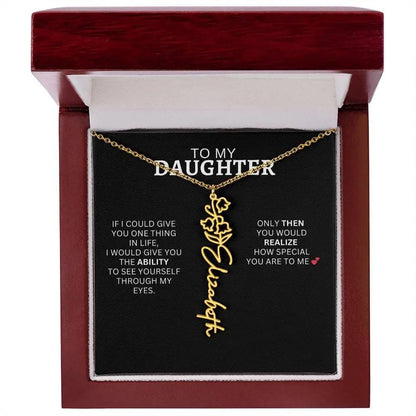 Birth Flower Necklace | Emotional Send Off Gift for Daughter Leaving for College
