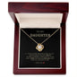 To My Daughter | I Love You - Love Knot Necklace