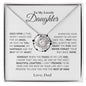 Dad's Love Necklace for Daughter
