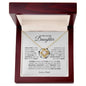 Dad's Love Necklace for Daughter