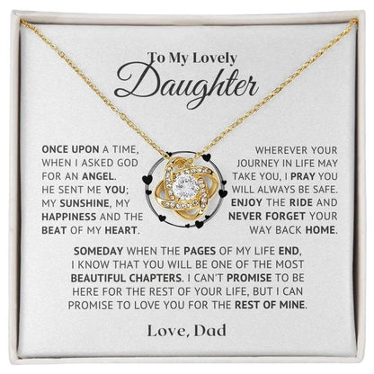Dad's Love Necklace for Daughter
