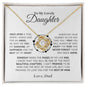Dad's Love Necklace for Daughter