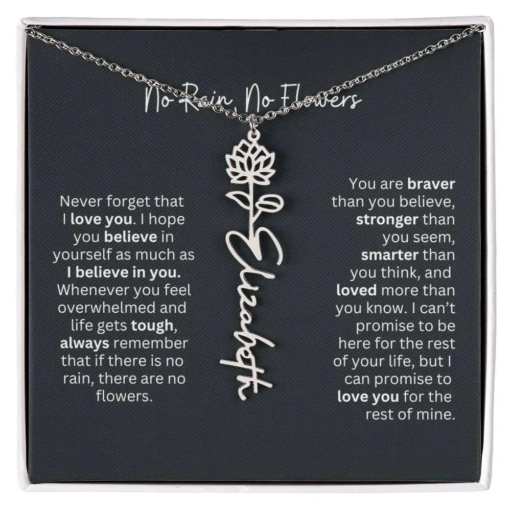 To My Daughter Necklace From Dad