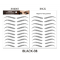 Trendy Waterproof  1 Piece Hair-liked Authentic Eyebrow Tattoo Sticker Waterproof Cosmetics Long Lasting Makeup False Eyebrows Stickers