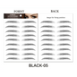 Trendy Waterproof  1 Piece Hair-liked Authentic Eyebrow Tattoo Sticker Waterproof Cosmetics Long Lasting Makeup False Eyebrows Stickers