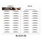 Trendy Waterproof  1 Piece Hair-liked Authentic Eyebrow Tattoo Sticker Waterproof Cosmetics Long Lasting Makeup False Eyebrows Stickers