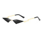 Unisex Elegant Diamond Shape Rimless Sunglasses Vintage Sun Glasses Cute Designs Excellent Gift For Summer
