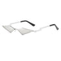 Unisex Elegant Diamond Shape Rimless Sunglasses Vintage Sun Glasses Cute Designs Excellent Gift For Summer