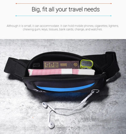 Unisex Waterproof Running Waist Bag | Lightweight Sports Belt for Phone & Essentials