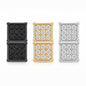 Magnetic Iced Out CZ Square Stud Earrings for Men Women, Non-Piercing Clip On Stainless Steel