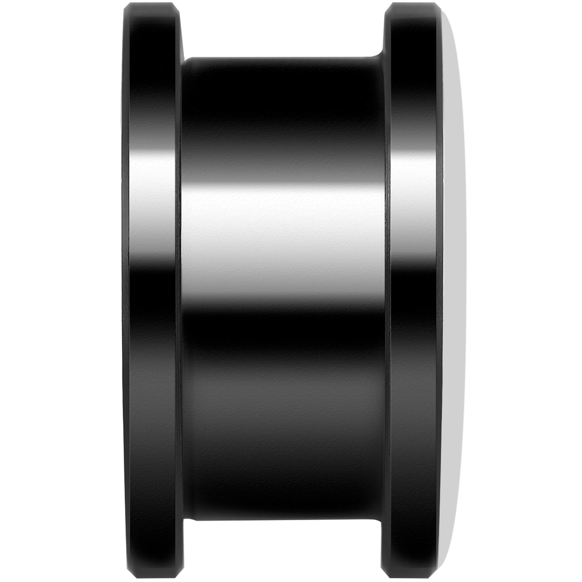 Blue American Flag Black Anodized Screw Fit Plug Set 5/8