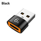 USB to Type-C Adapter | USB 3.0 / 2.0 Male to Type-C Female Converter for Charging and Data Sync