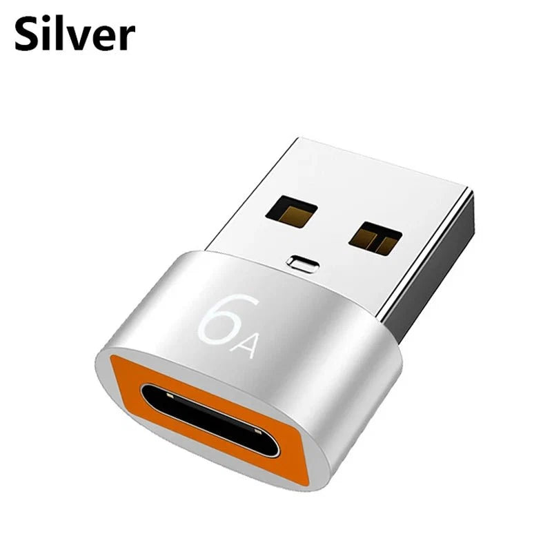 USB to Type-C Adapter | USB 3.0 / 2.0 Male to Type-C Female Converter for Charging and Data Sync