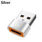 USB to Type-C Adapter | USB 3.0 / 2.0 Male to Type-C Female Converter for Charging and Data Sync