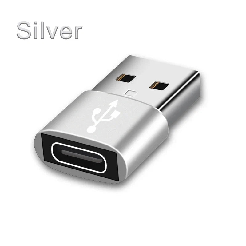 USB to Type-C Adapter | USB 3.0 / 2.0 Male to Type-C Female Converter for Charging and Data Sync