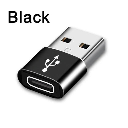 USB to Type-C Adapter | USB 3.0 / 2.0 Male to Type-C Female Converter for Charging and Data Sync