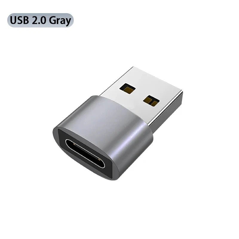 USB to Type-C Adapter | USB 3.0 / 2.0 Male to Type-C Female Converter for Charging and Data Sync
