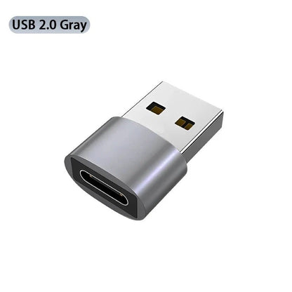 USB to Type-C Adapter | USB 3.0 / 2.0 Male to Type-C Female Converter for Charging and Data Sync