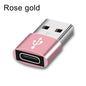 USB to Type-C Adapter | USB 3.0 / 2.0 Male to Type-C Female Converter for Charging and Data Sync