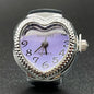 Vintage Punk Finger Watch Ring | Roman Numeral Quartz Mini Clock Jewelry
