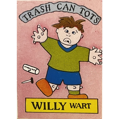 Trash Can Tots Complete Series Stickers 🗑️ Vintage 1980s NOS Vending Set, 10 Strips / 30 Characters