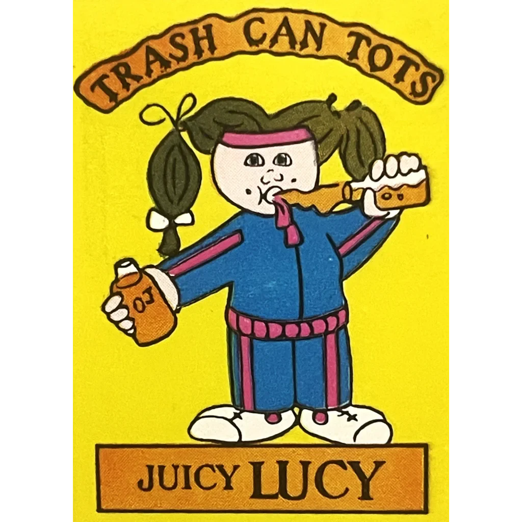 Trash Can Tots Complete Series Stickers 🗑️ Vintage 1980s NOS Vending Set, 10 Strips / 30 Characters