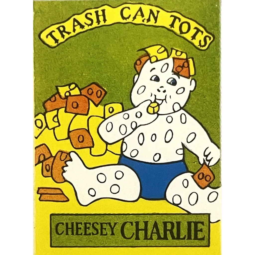 Trash Can Tots Complete Series Stickers 🗑️ Vintage 1980s NOS Vending Set, 10 Strips / 30 Characters