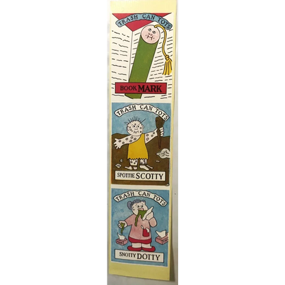 Trash Can Tots Complete Series Stickers 🗑️ Vintage 1980s NOS Vending Set, 10 Strips / 30 Characters
