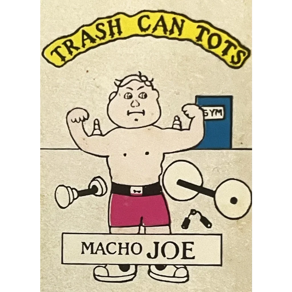 Trash Can Tots Complete Series Stickers 🗑️ Vintage 1980s NOS Vending Set, 10 Strips / 30 Characters