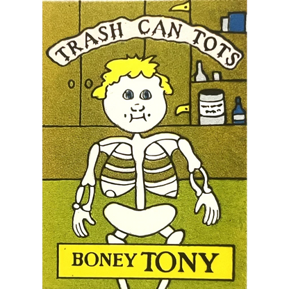 Trash Can Tots Complete Series Stickers 🗑️ Vintage 1980s NOS Vending Set, 10 Strips / 30 Characters