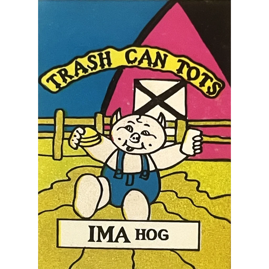 Trash Can Tots Complete Series Stickers 🗑️ Vintage 1980s NOS Vending Set, 10 Strips / 30 Characters