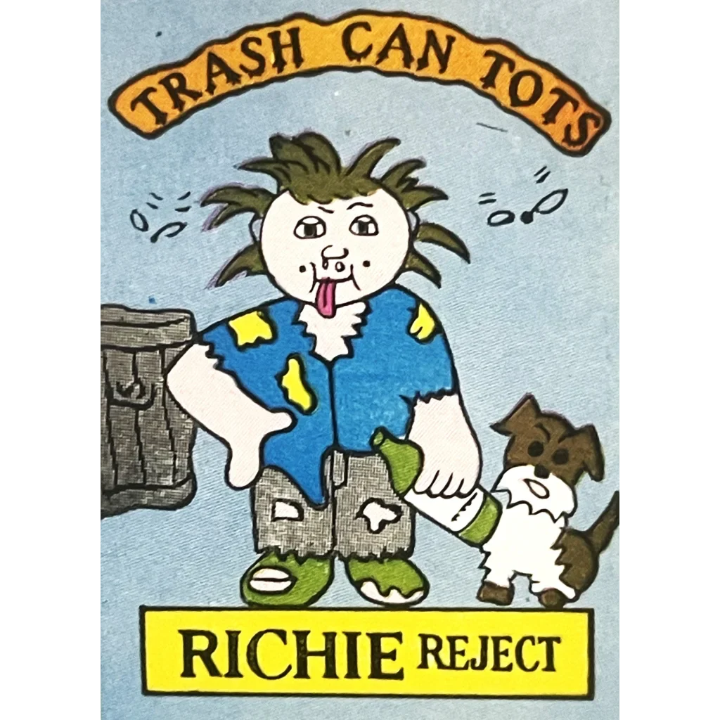 Trash Can Tots Complete Series Stickers 🗑️ Vintage 1980s NOS Vending Set, 10 Strips / 30 Characters