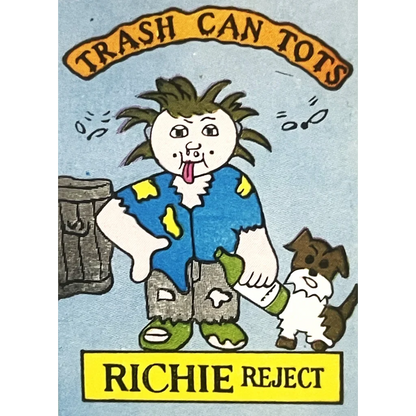 Trash Can Tots Complete Series Stickers 🗑️ Vintage 1980s NOS Vending Set, 10 Strips / 30 Characters