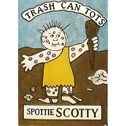 Trash Can Tots Complete Series Stickers 🗑️ Vintage 1980s NOS Vending Set, 10 Strips / 30 Characters