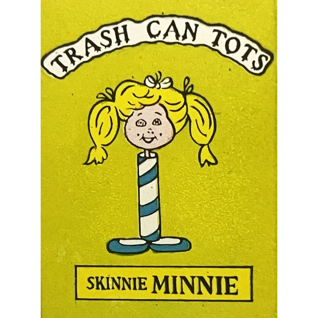 Trash Can Tots Complete Series Stickers 🗑️ Vintage 1980s NOS Vending Set, 10 Strips / 30 Characters