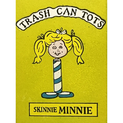 Trash Can Tots Complete Series Stickers 🗑️ Vintage 1980s NOS Vending Set, 10 Strips / 30 Characters
