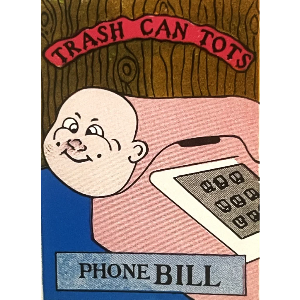 Trash Can Tots Complete Series Stickers 🗑️ Vintage 1980s NOS Vending Set, 10 Strips / 30 Characters