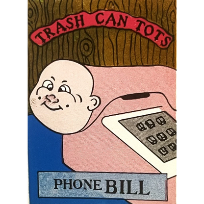 Trash Can Tots Complete Series Stickers 🗑️ Vintage 1980s NOS Vending Set, 10 Strips / 30 Characters