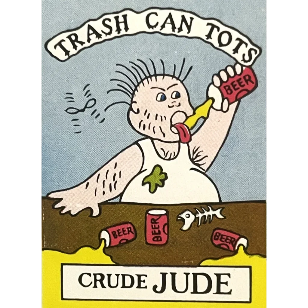 Trash Can Tots Complete Series Stickers 🗑️ Vintage 1980s NOS Vending Set, 10 Strips / 30 Characters