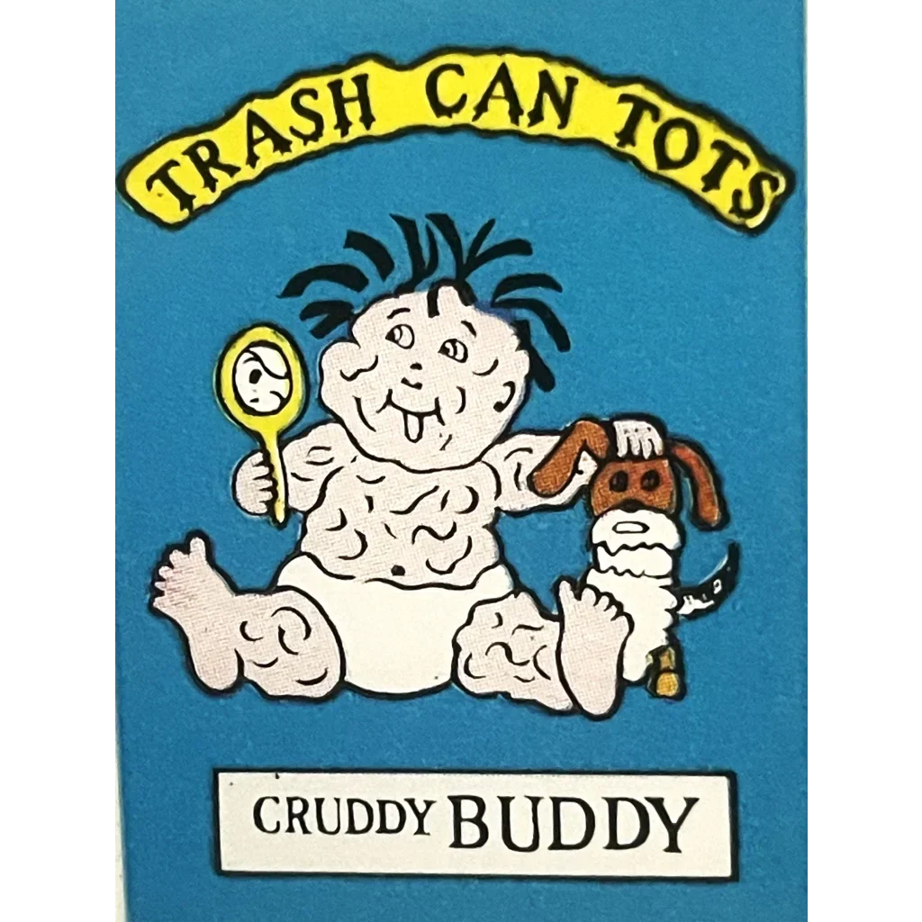 Trash Can Tots Complete Series Stickers 🗑️ Vintage 1980s NOS Vending Set, 10 Strips / 30 Characters